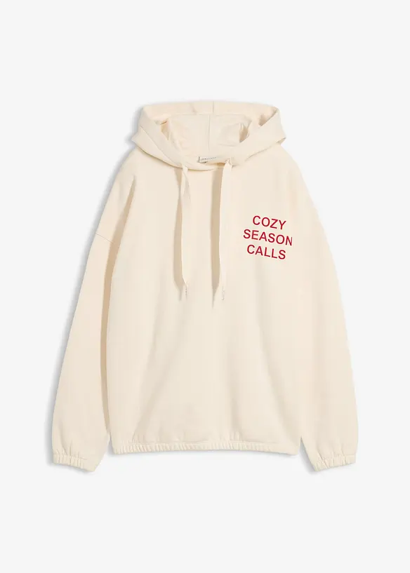 Oversize-Sweatshirt aus reiner Baumwolle, bonprix