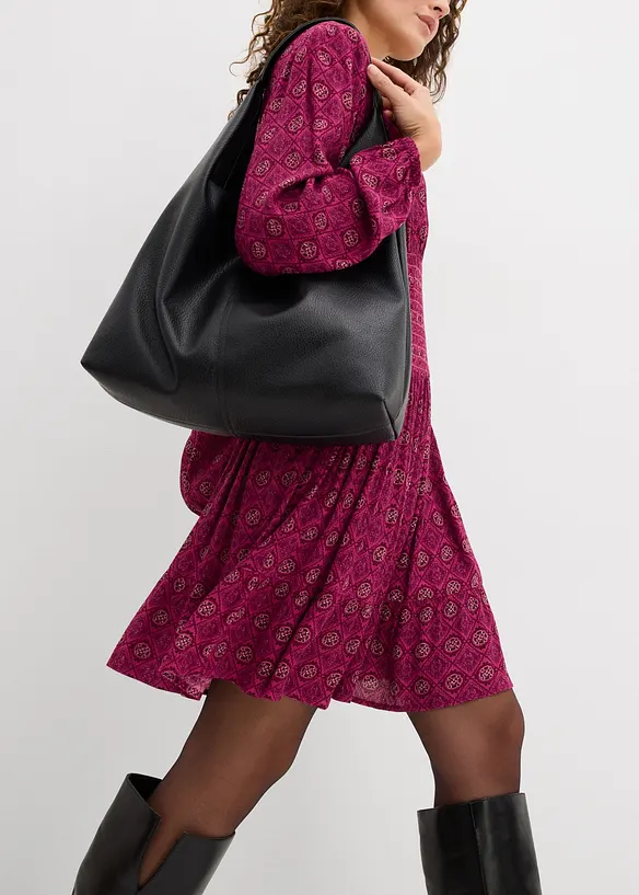 Minikleid aus fließender Viskose, bonprix