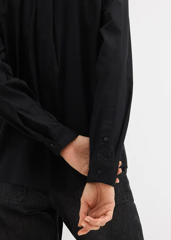 Oversize-Hemd mit Kontrast Tasche, bonprix