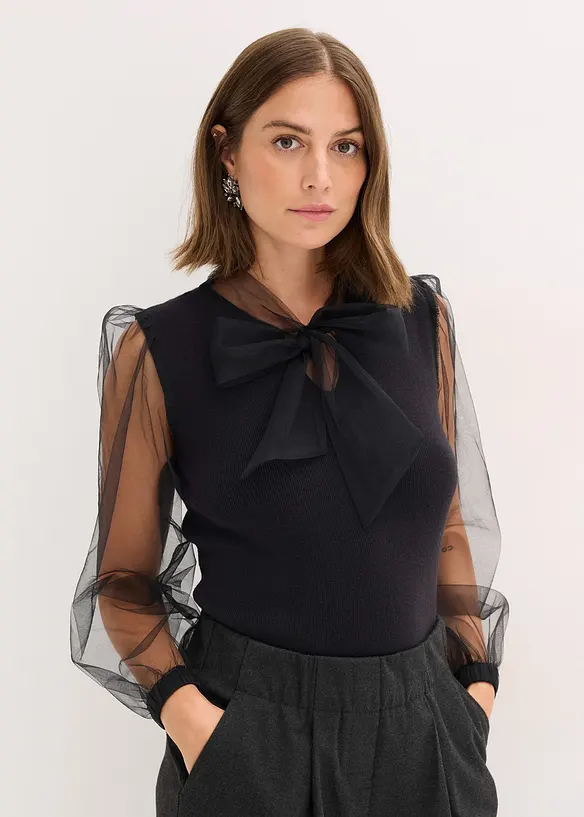 Pullover aus fließendem Viskose-Mix, bonprix