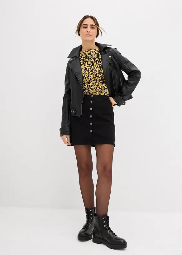 Figurbetontes Strickshirt, bonprix