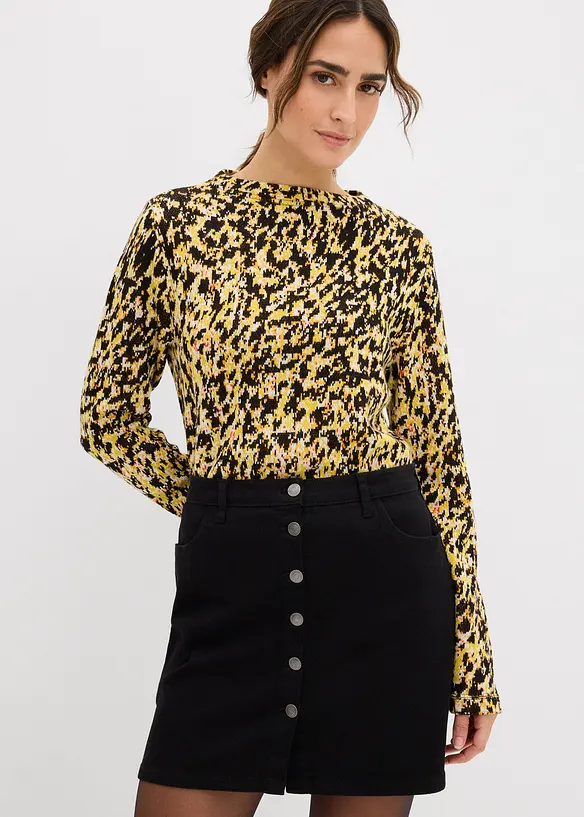 Figurbetontes Strickshirt, bonprix