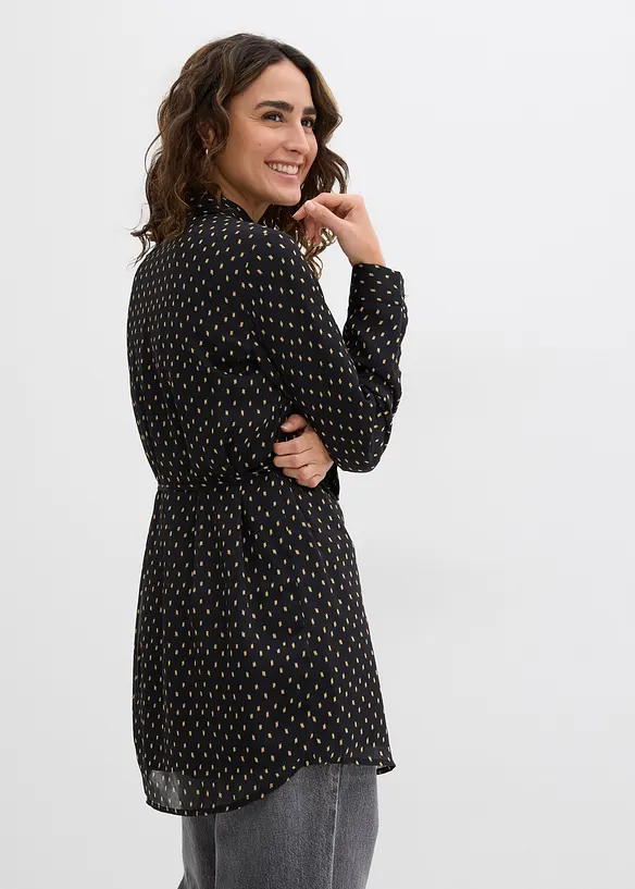 2-in-1 Bluse für die Schwangerschaft und danach aus Chiffon, bonprix