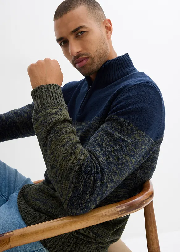 Grobstrick Troyer mit Baumwolle, bonprix