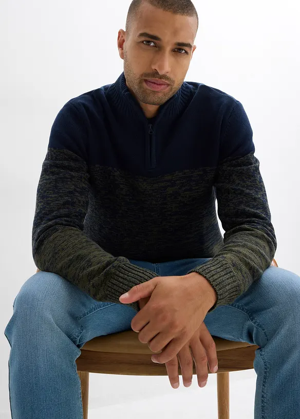 Grobstrick Troyer mit Baumwolle, bonprix