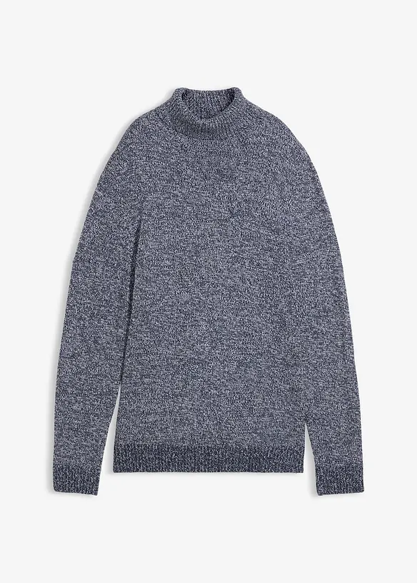 Rollkragenpullover mit reiner Baumwolle, bonprix