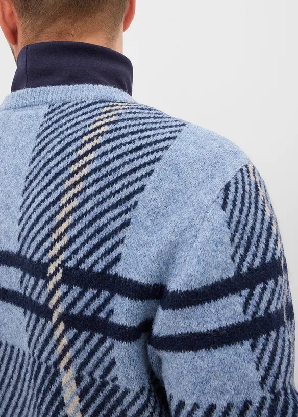 Pullover mit Karomuster, bonprix