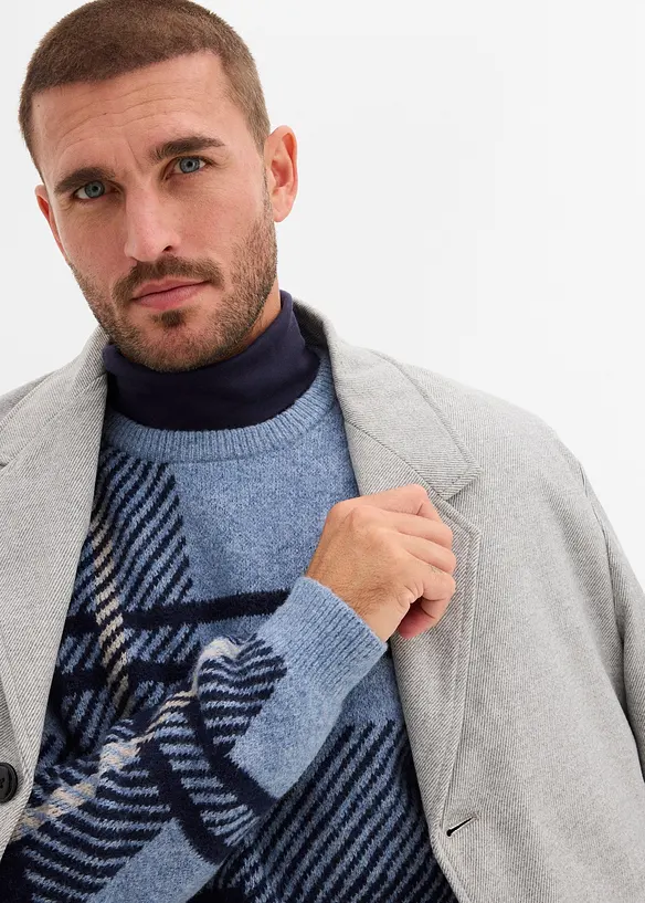 Pullover mit Karomuster, bonprix