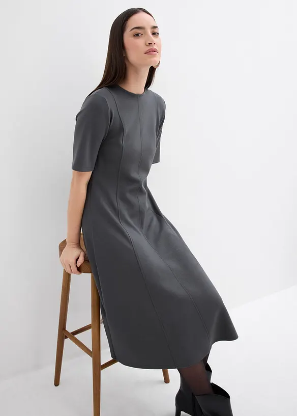 Jerseykleid aus fließendem Viskose-Mix, bonprix
