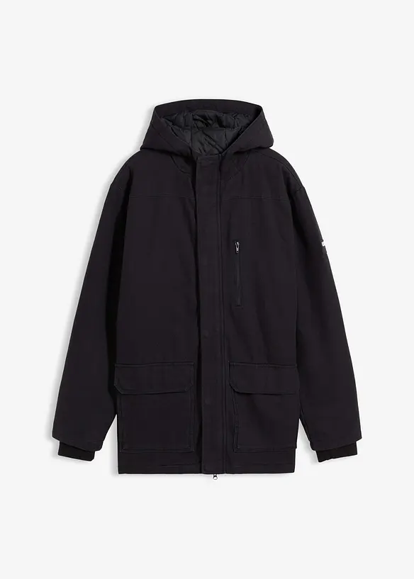 robuste Winterjacke aus Canvas, bonprix