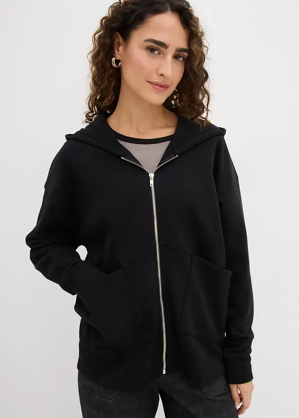 Oversize Sweatjacke, bonprix
