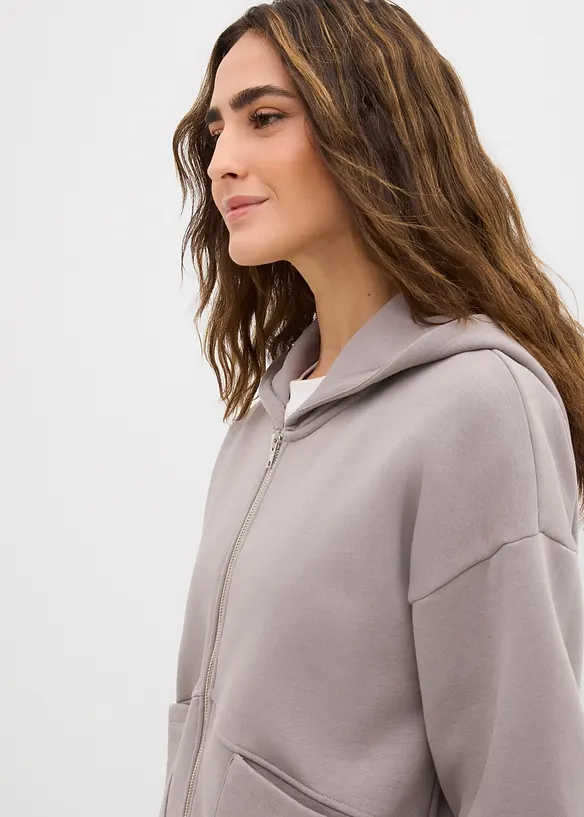 Oversize Sweatjacke, bonprix