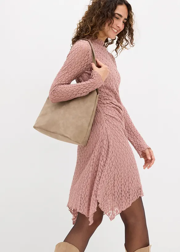 Spitzenkleid mit Zipfelsaum, bonprix