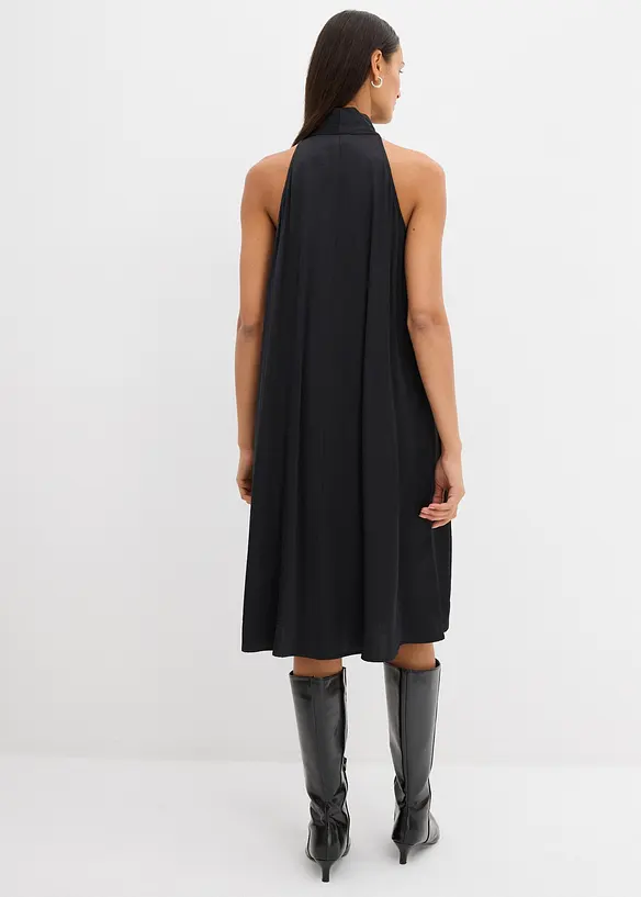 Satin Midikleid aus Viskose-Mix, bonprix