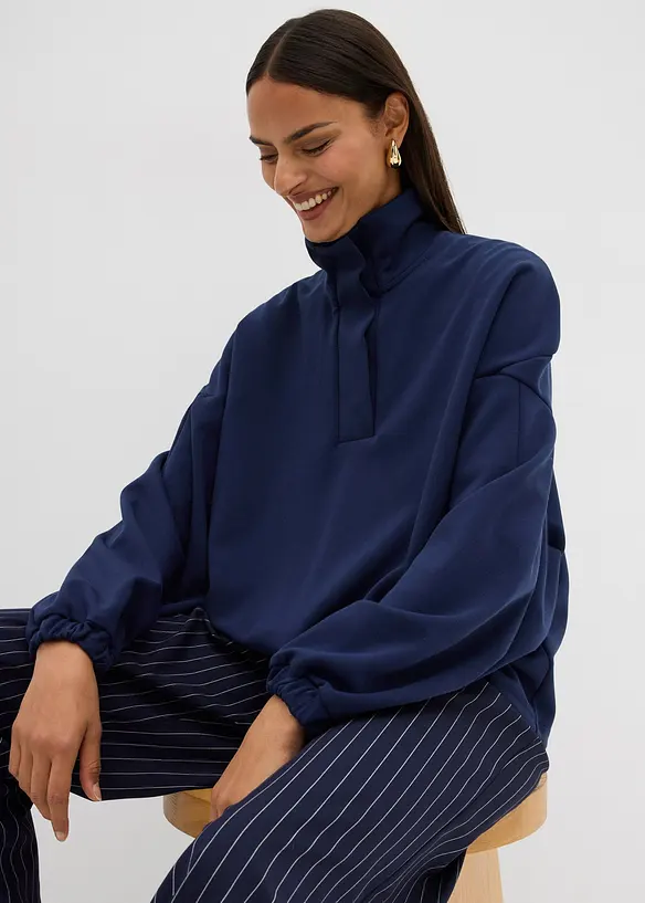 Sweat-shirt oversize en n&eacute;opr&egrave;ne, bonprix