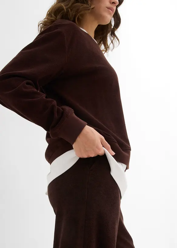 Sweat en &eacute;ponge douce, bonprix