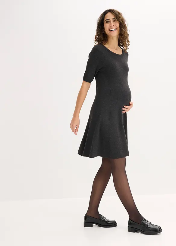 Wärmende Schwangerschafts-Strumpfhose in transparenter Optik, 50 DEN, bonprix