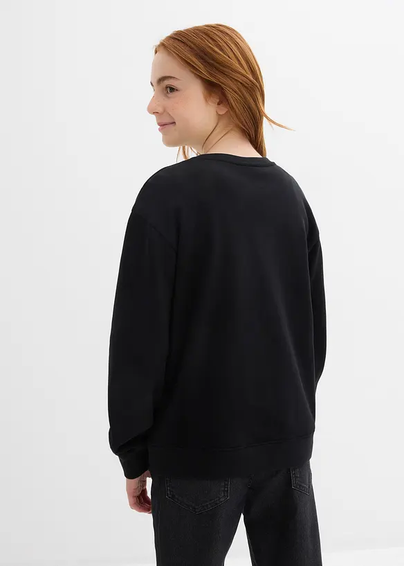 Sweatshirt aus reiner Bio-Baumwolle, bonprix