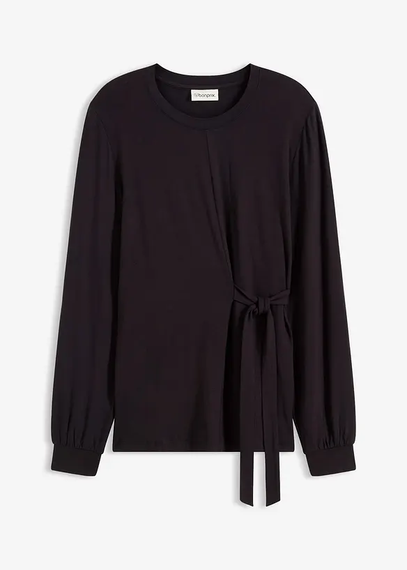 Langarmshirt aus softem Viskose-Mix, bonprix