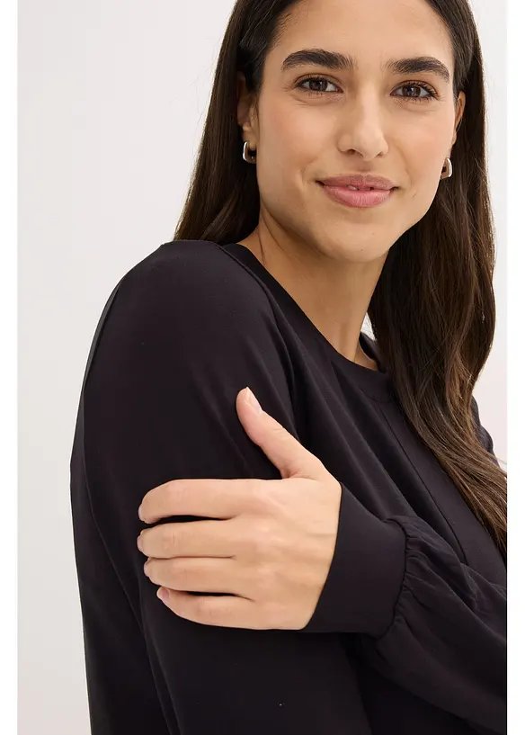 Langarmshirt aus softem Viskose-Mix, bonprix