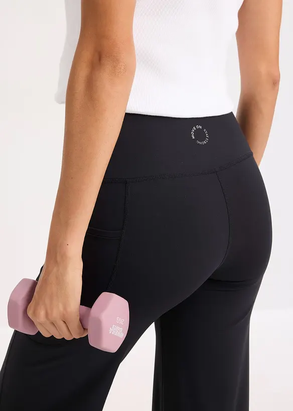 Komfort- Sport-Hose mit verstellbarer Beinweite, bonprix