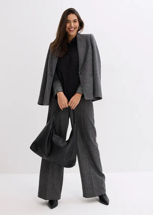 Chemisier avec manchettes à strass, bonprix