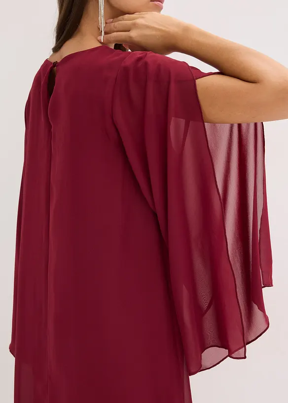 Chiffonkleid mit Strassstein-Applikation, bonprix