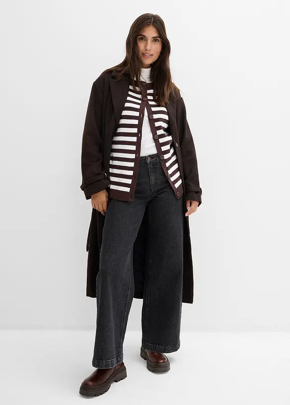 Feinstrickjacke, Rundhals, bonprix