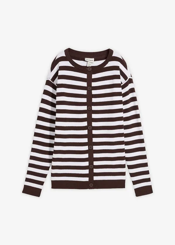 Feinstrickjacke, Rundhals, bonprix