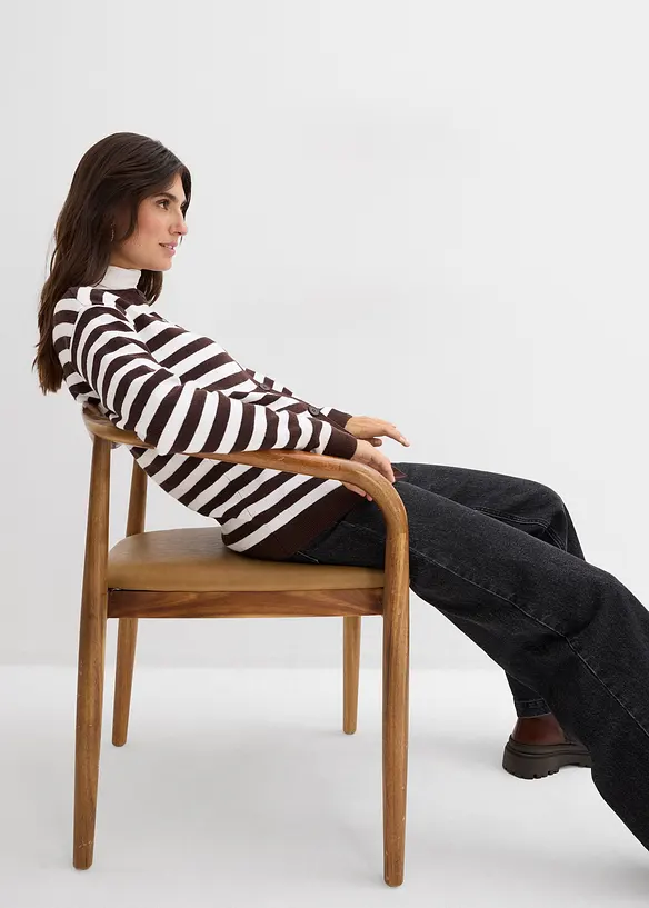 Feinstrickjacke, Rundhals, bonprix