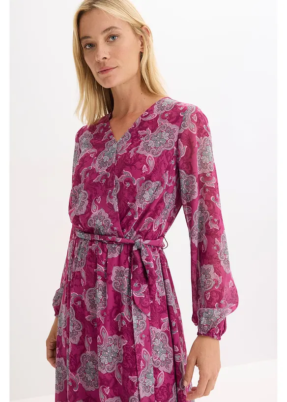 Robe en mousseline à imprimé paisley, bonprix