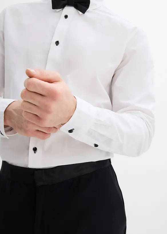 Chemise 100% coton et nœud papillon (ens. 2 pces), bonprix