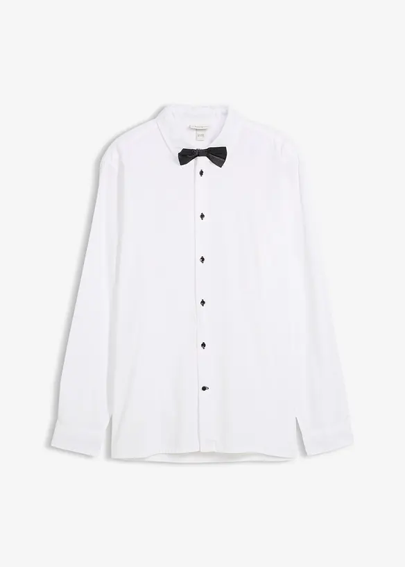Chemise 100% coton et nœud papillon (ens. 2 pces), bonprix