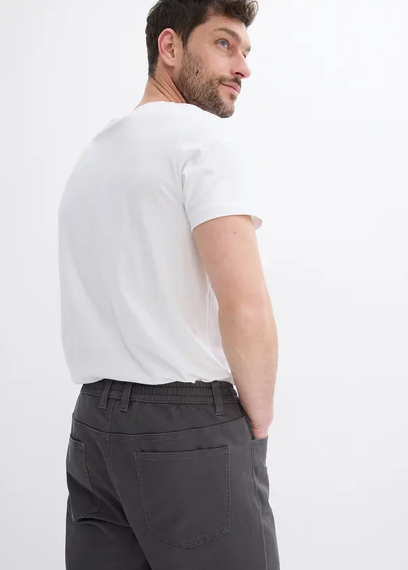 Pantalon droit et regular, taille extensible, bonprix