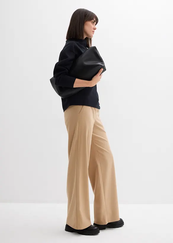 Oversize Sweatshirt aus weichem Scuba, bonprix