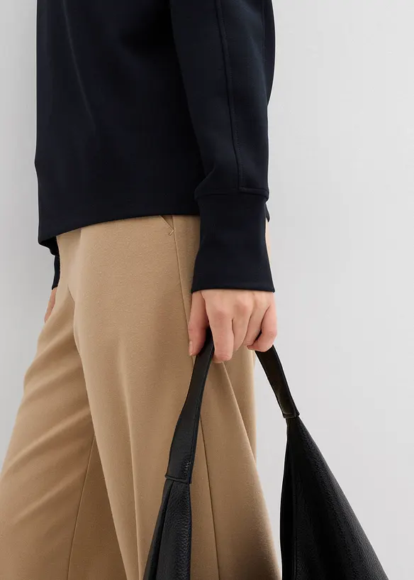 Oversize Sweatshirt aus weichem Scuba, bonprix