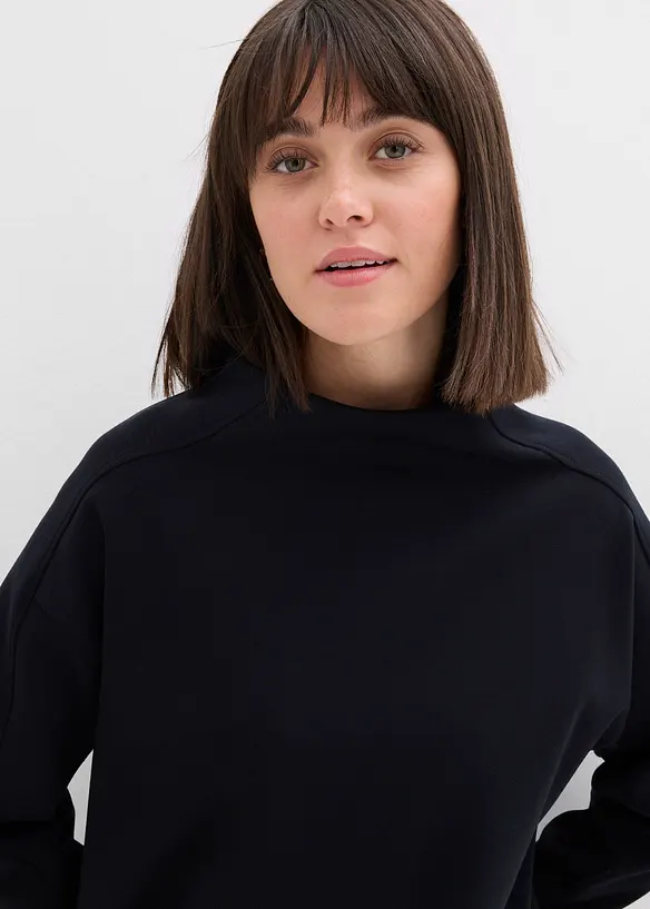 Oversize Sweatshirt aus weichem Scuba, bonprix
