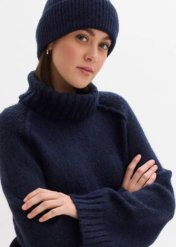 Oversize Grobstrickpullover, bonprix