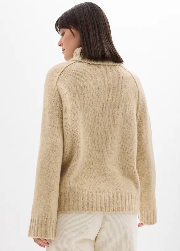 Oversize Grobstrickpullover, bonprix