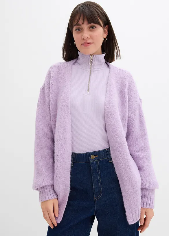 Oversize Grobstrickjacke, bonprix