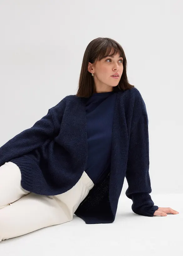 Oversize Grobstrickjacke, bonprix