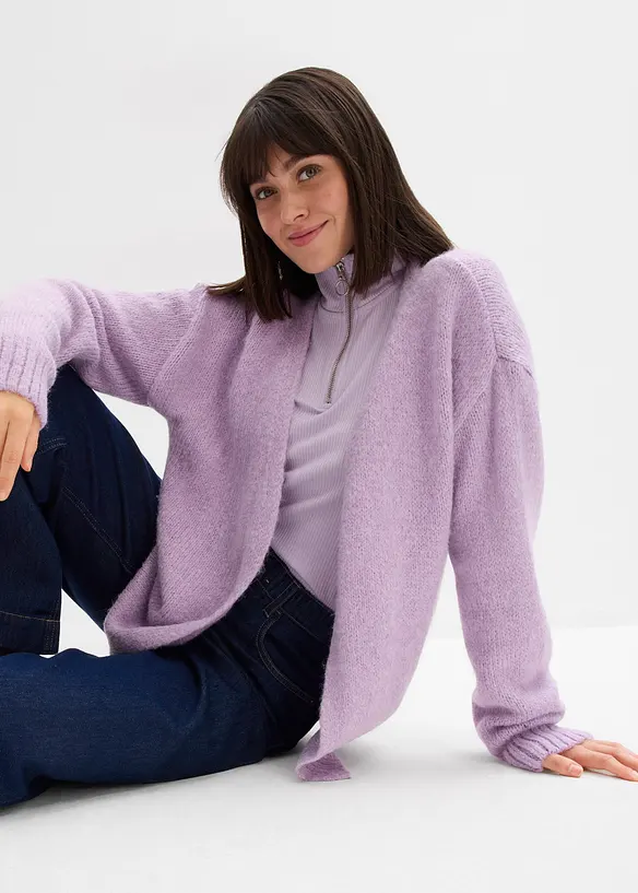 Oversize Grobstrickjacke, bonprix