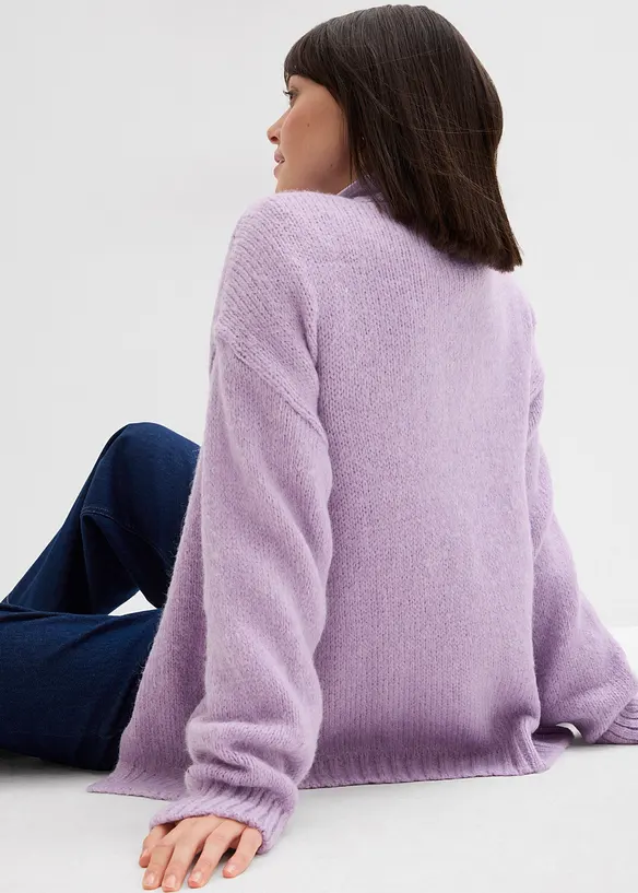 Oversize Grobstrickjacke, bonprix