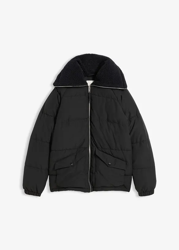 Doudoune avec col à doublure peluche, bonprix