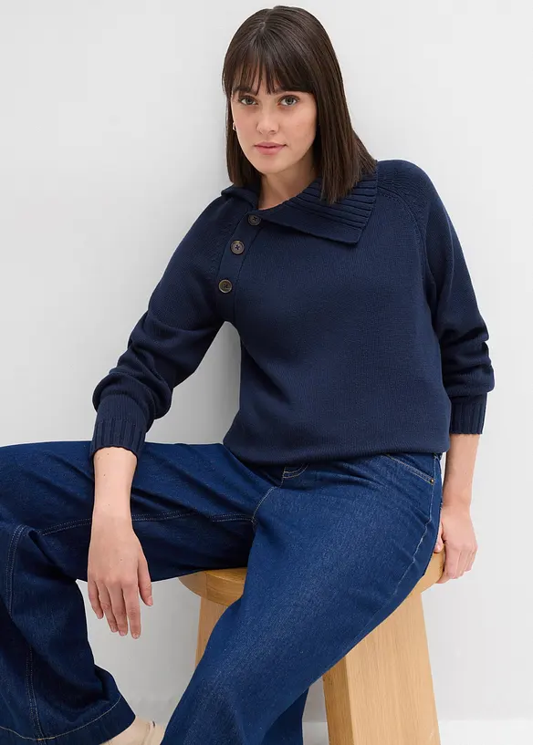 Asymmetrischer Pullover, bonprix