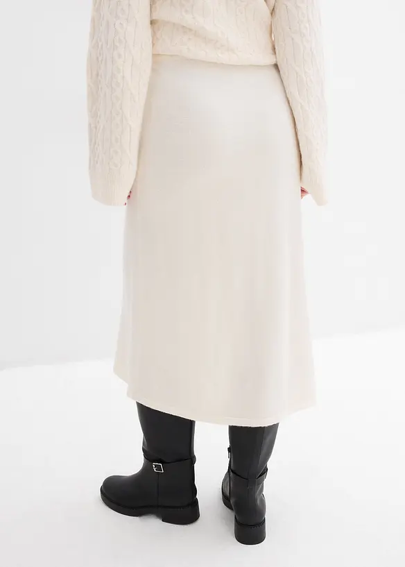 Midi Strickrock aus softem Viskose-Mix, bonprix