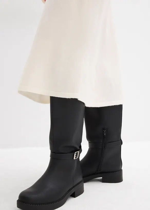 Midi Strickrock aus softem Viskose-Mix, bonprix