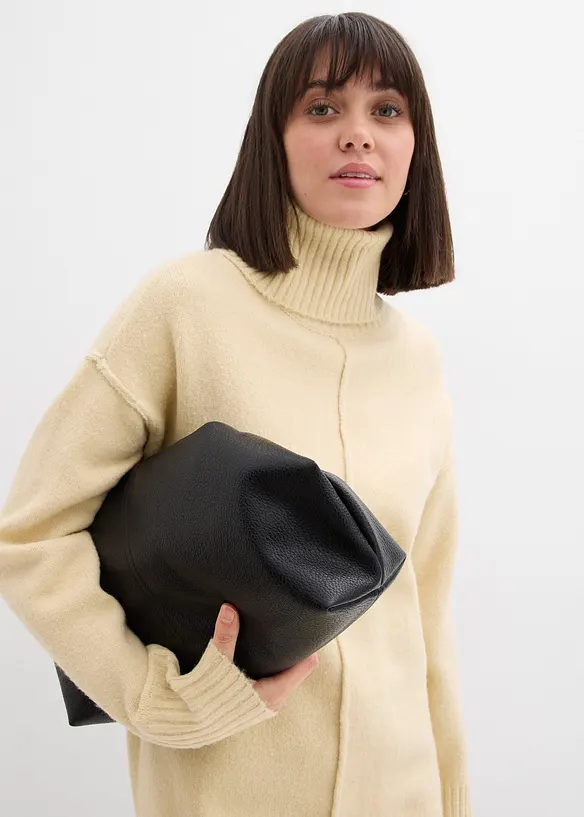 Strickkleid mit Ziernaht, bonprix