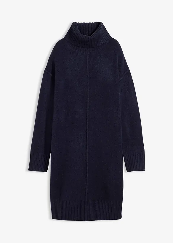 Robe en maille avec couture décorative, bonprix