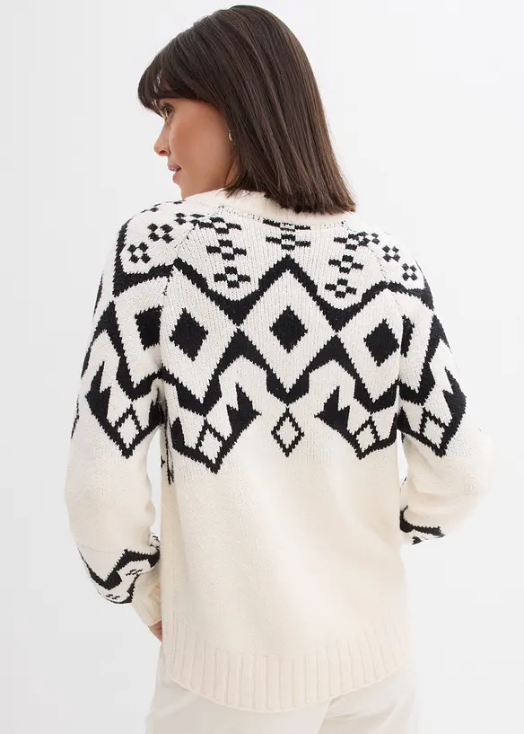 Pull norvégien oversize, bonprix